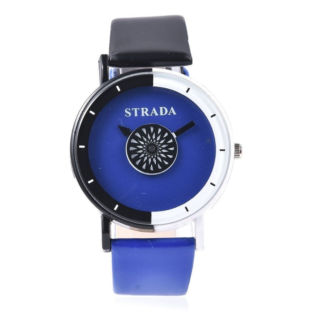 STRADA SPLASH Water Resistant Watch Faux Leather